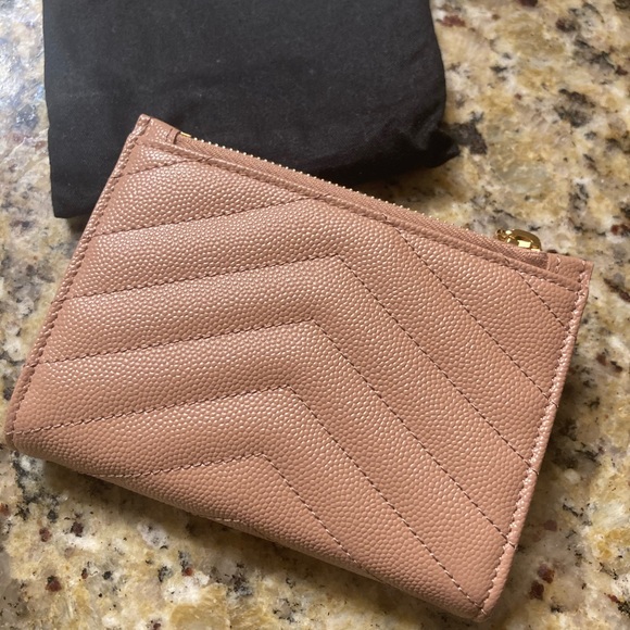 YSL Monogram Slim Leather Wallet - Picture 3 of 5